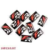 Plastic Drop Sticker For FR 10PCS