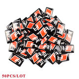 Plastic Drop Sticker For AUDI R 50PCS