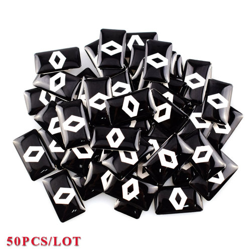 Plastic Drop Sticker For RENAULT 50PCS