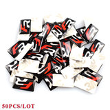 Plastic Drop Sticker For FR 50PCS
