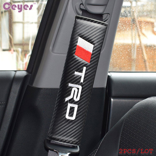 Seat Belt Cover Carbon Fibre For TRD