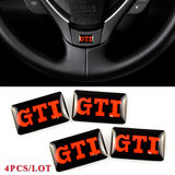 Plastic Drop Sticker For GTI 4PCS