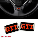 Plastic Drop Sticker For GTI 2PCS