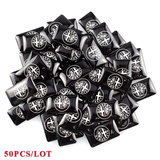 Plastic Drop Sticker For ALFA ROMEO 50PCS