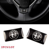 Plastic Drop Sticker For ALFA ROMEO 2PCS